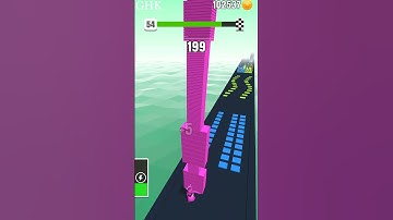 Stack Colors gameplay level 54 shorts