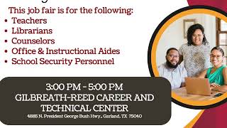 Final Summer Job Fair