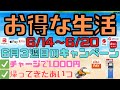 チャージだけで1,000円？発行だけで7,000円？得する生活で支出を減らして豊かな生活を送ろう。6月14日からのお得な1週間、メルペイ、楽天ペイ、PayPay、auPAY、d払い、うなぎの特上は