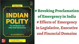 (V71) (What happens during National Emergency and How it is Revoked ?) M. Laxmikanth Polity IAS/PCS