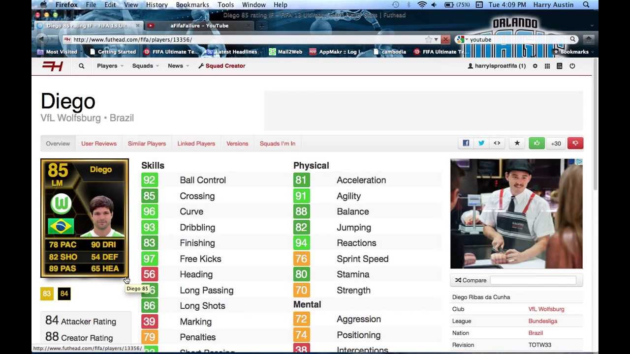 TOTW squad builders-Diego and Silva!