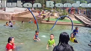 Beriadah, santai, healing, bermain, mandi-manda di Hutan Bandar MBJB, Johor Bahru, Johor.