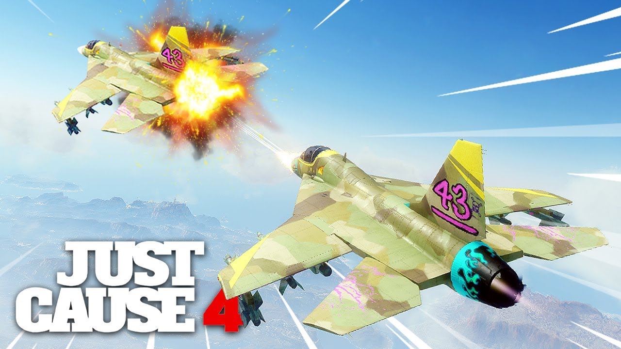 Just Cause 4 - INSANE JET DOGFIGHT OVER THE BIGGEST CITY!