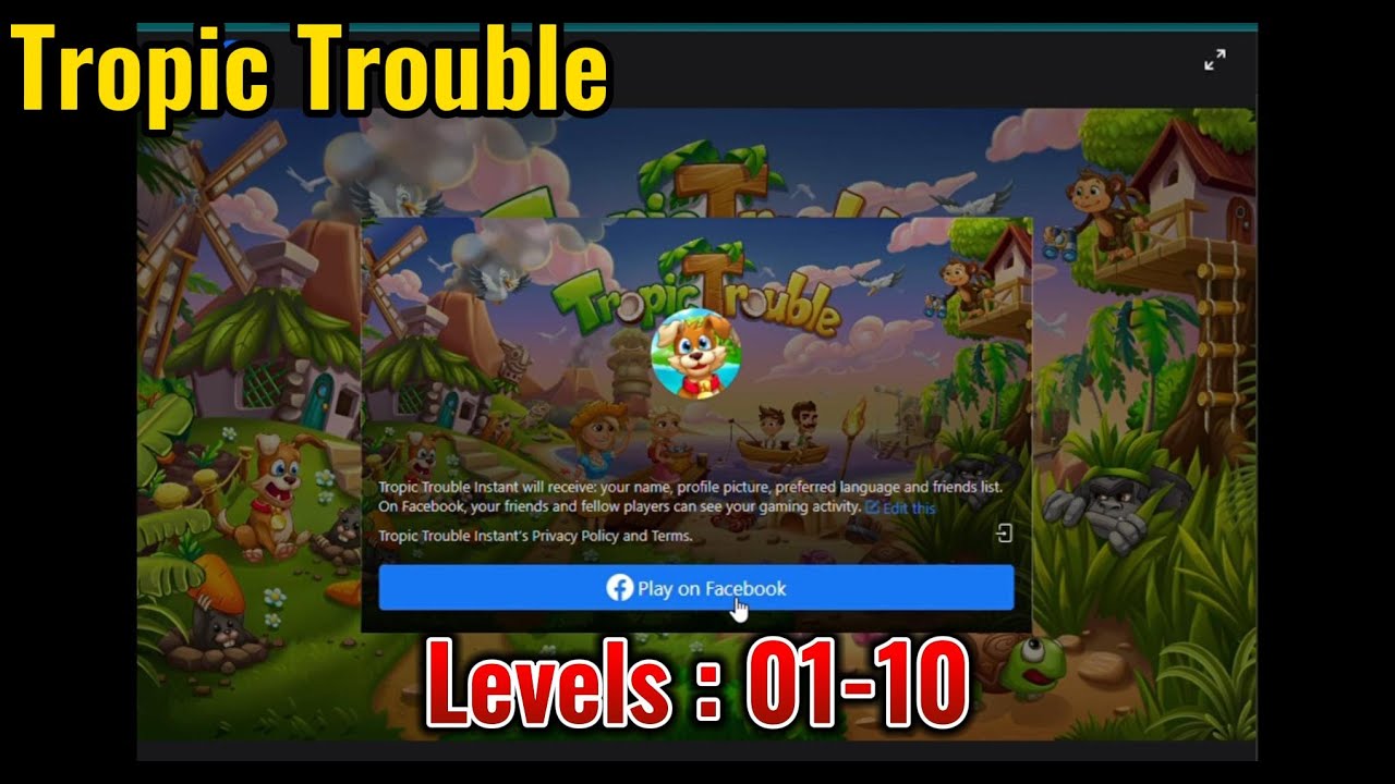 Tropic Trouble Match 3 Builder Craft Paradise with Every Move!