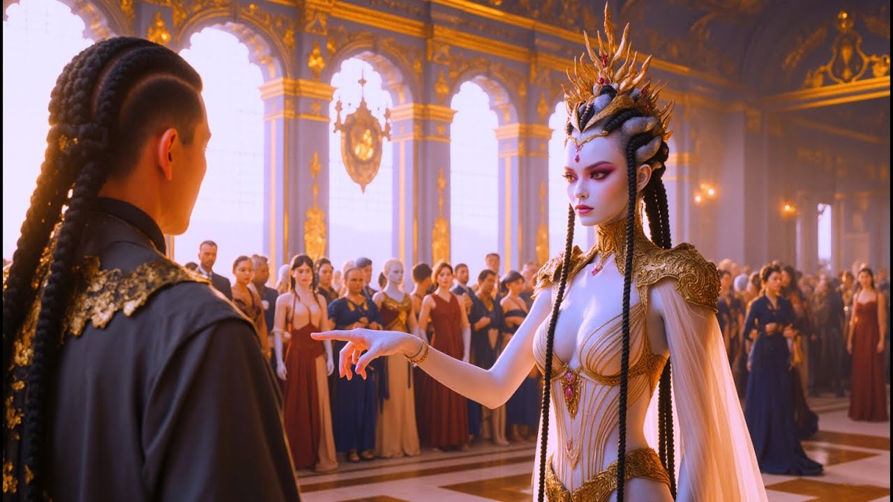 La Princesa Extraterrestre Rechazó a Todos los Pretendientes—Luego Señaló a un Humano en Silencio