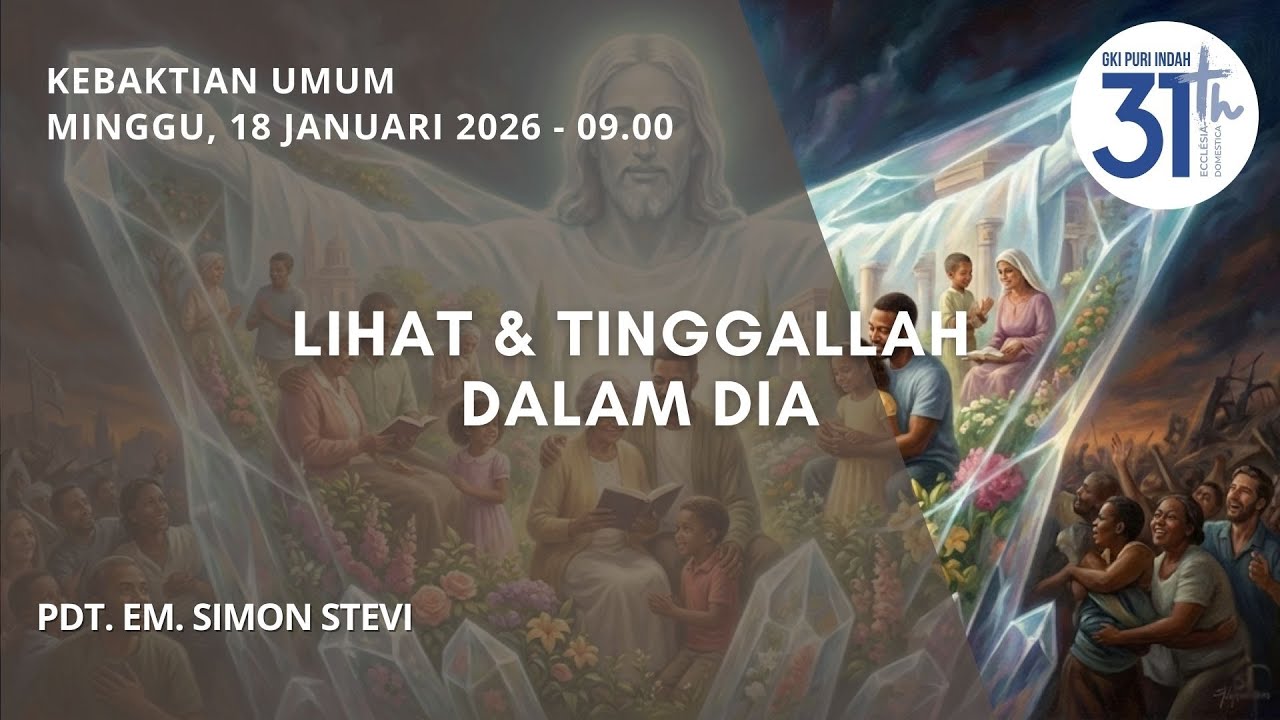 Kebaktian Minggu GKI Puri Indah  -  18 Januari 2026 (RECORDING)