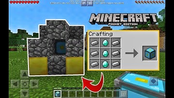 MCPE Top SECRET Crafting! NETHER REACTOR CORE in Minecraft PE 1.5! Command block Creation - NO MOD!