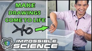 Density Makes Drawings Come To Life?! | Impossible Science At Home