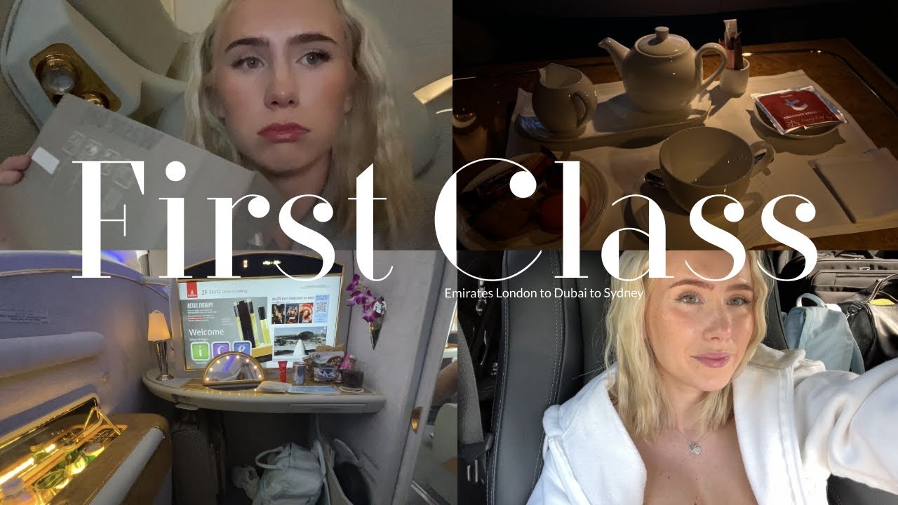 FIRST CLASS Emirates London To Dubai To Sydney YouTube FIRST CLASS Emirates London To Dubai To Sydney YouTube