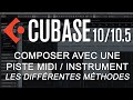 Cubase 1011  composer avec une piste midi ou instrument tutoriel formateur certifi steinberg