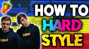 CARA MUDAH MEMBUAT MUSIK HARDSTYLE | FL STUDIO TUTORIAL| HARDSTYLE FLP