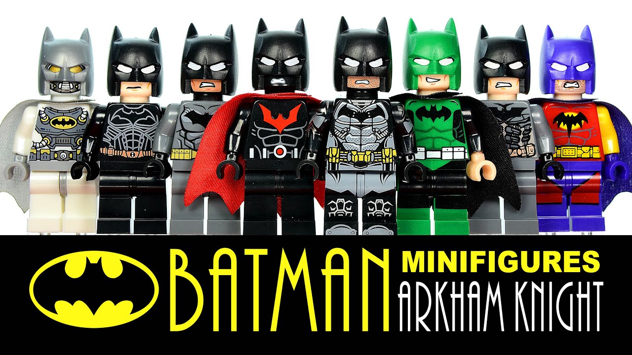 Batman Arkham Knight + Mini-Builds LEGO Unofficial KnockOff Minifigures Set  Review - YouTube