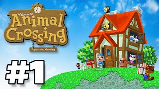 Animal Crossing Population Growing - New Town (Let's Play Part 1)