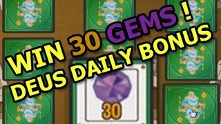 HOW TO WIN 30 GEMS in Dragon City DEUS Daily BONUS