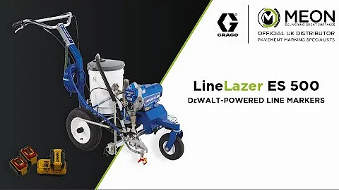 LineLazer ES 500 | "Go Green" 100% electric, light weight, quiet, fume-free line marking! | Meon