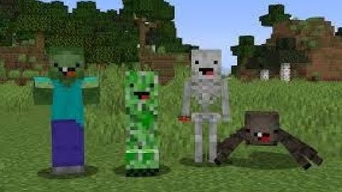 Minecraft but, if I find a mob video ends