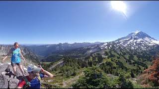 ★★★★★ TRAIL REVIEW 360° VR: Mount Pleasant Spray Park Loop Trail - Mt Rainier National Park