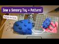 Quick Scrap-Buster Toy Sewing Pattern | Fidget Toy with Barrette Pop | Full Sewing Pattern