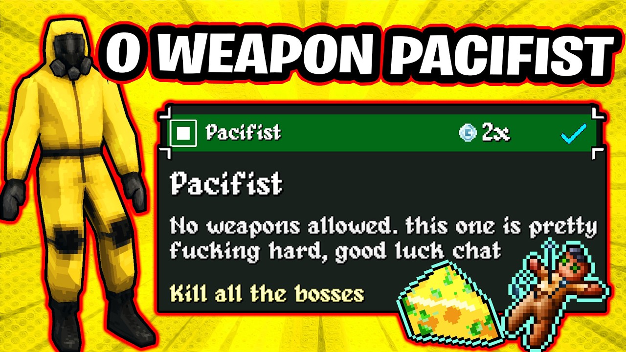 I Beat the Pacifist Challenge (0 Weapons) | Megabonk Guide