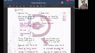 Errors and Uncertainty | AS Physics Lecture 2