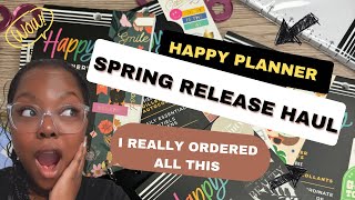 HAPPY PLANNER SPRING RELEASE 2024 HAUL | I BOUGHT ALOT!