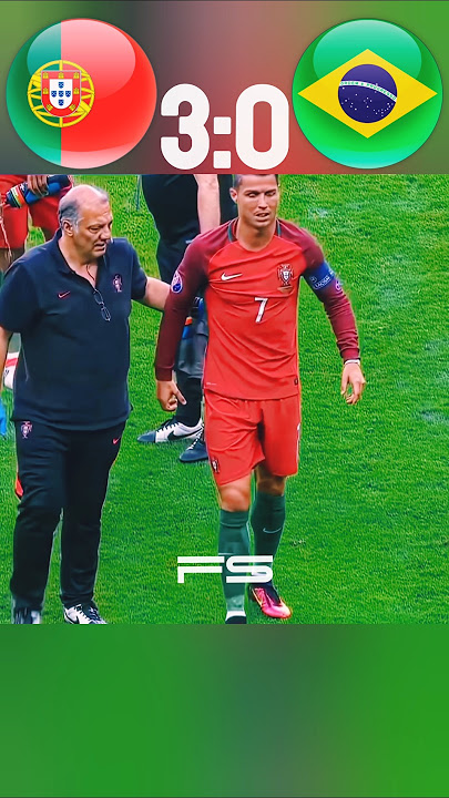 The Day Ronaldo injury🤯 Showed Brazil & Neymar | Portugal vs Brazil injury 🥶 match #football#ronaldo