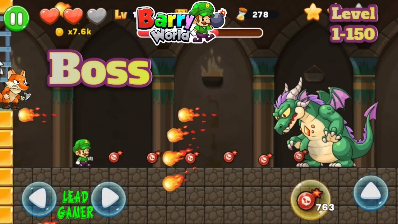 Barry world adventure Game Level 1-150 