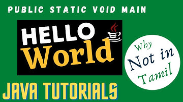 Java - The Magic of Hello World Program | Public static void main | First Java Program step by step