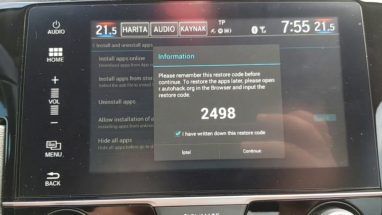 Honda hack русификация