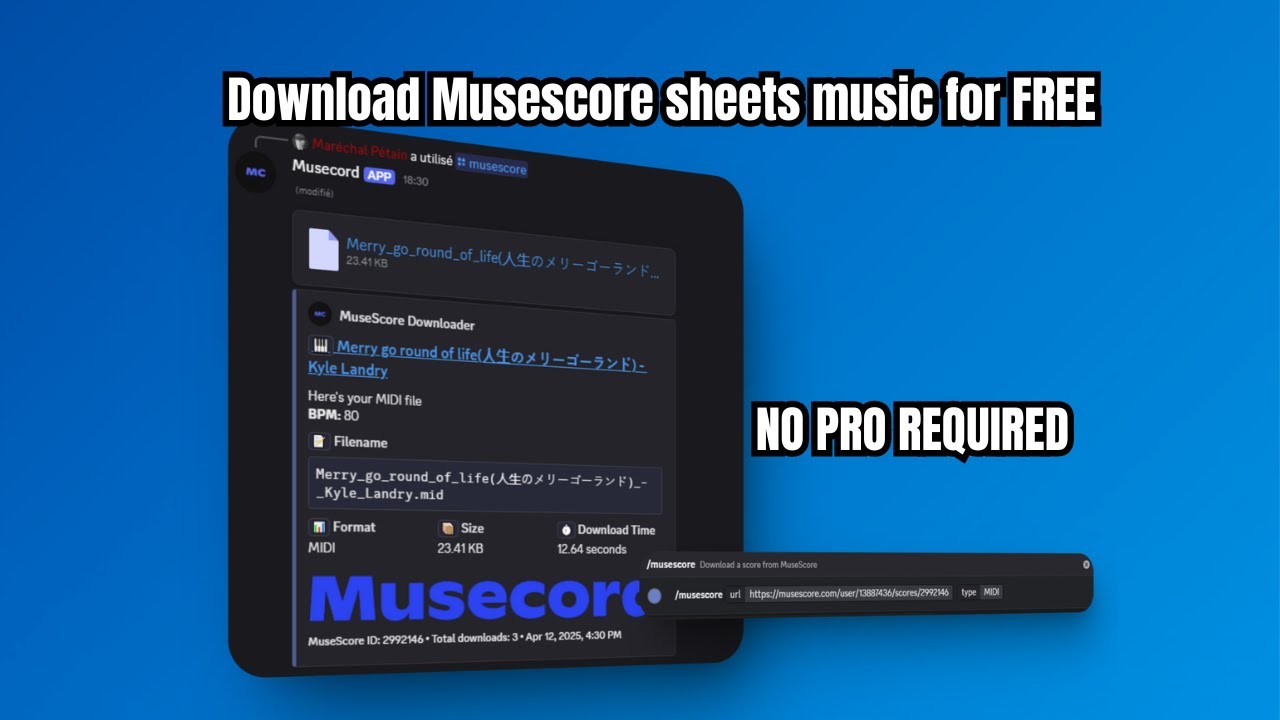 How to Download MuseScore Sheet Music for Free !