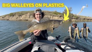 Fishing With JIG AND PLASTICS For BIG WALLEYES