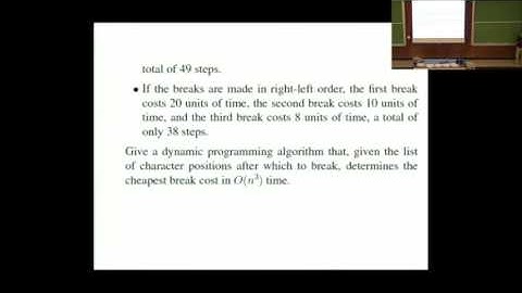 Lecture 20 - Edit Distance II