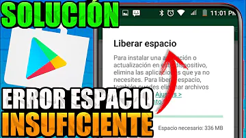 ¿Cómo arreglar el error de espacio insuficiente?