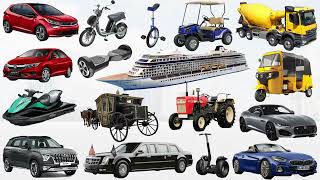 Transport Vehicles for Toddlers| Land Transport Names for toddlers | Means of Transport for toddlers