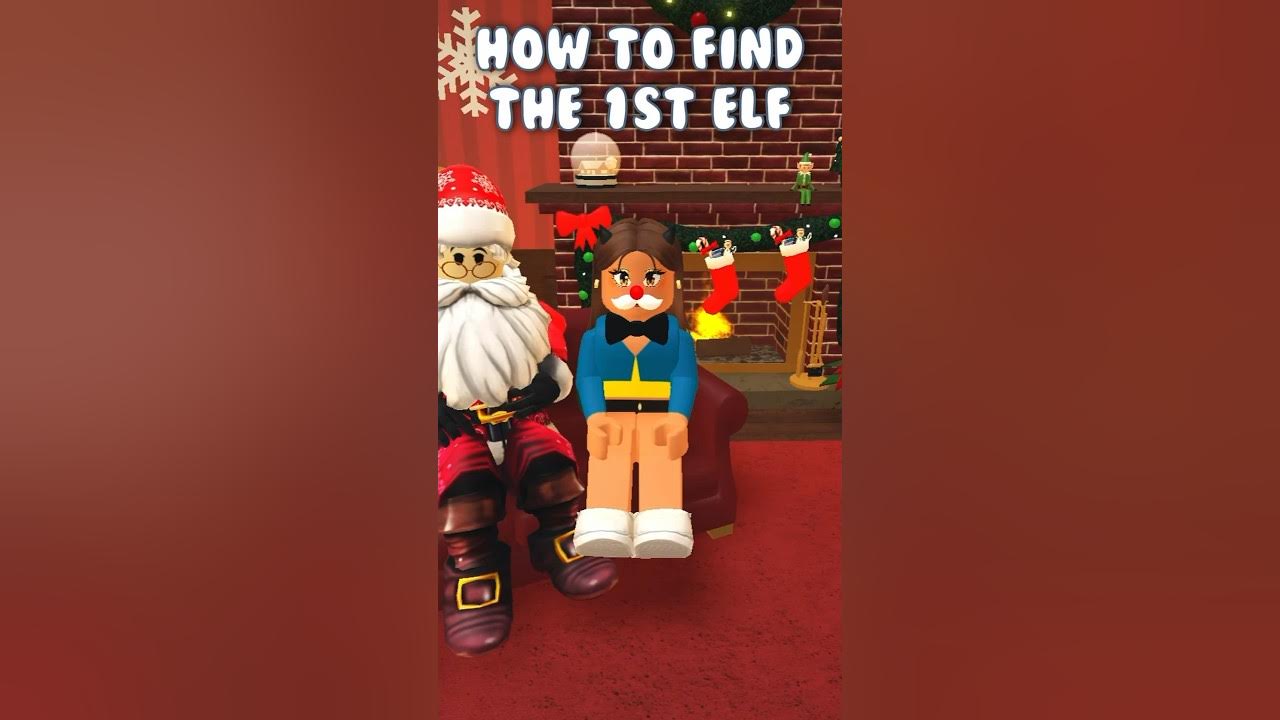 HOW TO FIND THE 1st ELF!? DAY 1(BLOXBURG 2023 ELF HUNT) bloxburg 