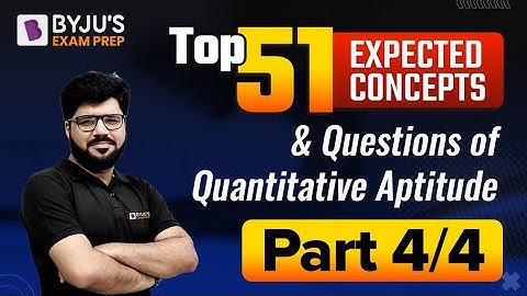 GATE 2022 | Quantitative Aptitude | Top 51 Expected Questions of Aptitude | Part -4 | Rakesh Talreja