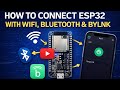 Episode 2 || How to connect ESP32 with WIFI || BLUEOOTH || BYLNK APP || check desp. for code