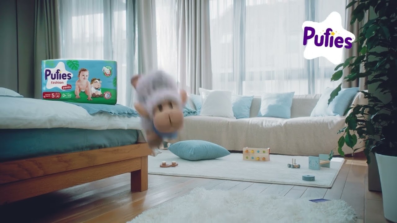 Pufies diapers and pants🐑 with double leak protection barriers