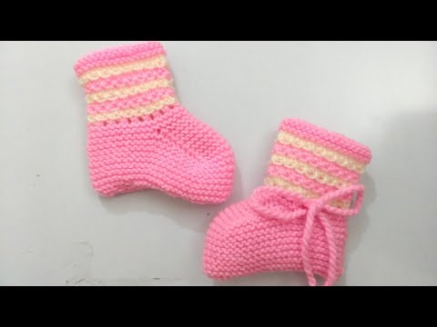 Very Easy Knitting Baby Booties , Shocks , Shoes