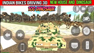 Indian Bikes Driving 3d | 100 Dinosaur House and Army Tank | Funny Gameplay Indian Bikes Driving 🤣🤣 screenshot 5