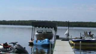 Lake Noquebay  - View from Dock July 4th