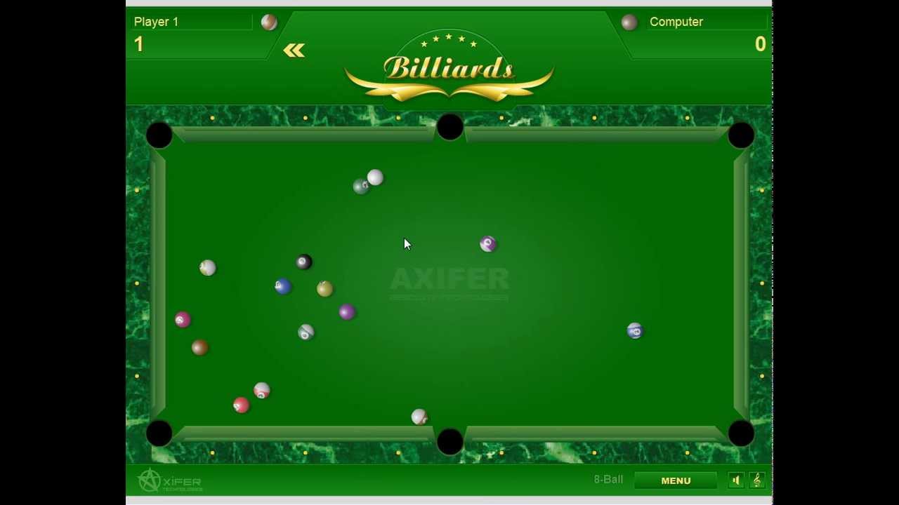 Как Играть в бильярд спортивная игра Billiards game - YouTube