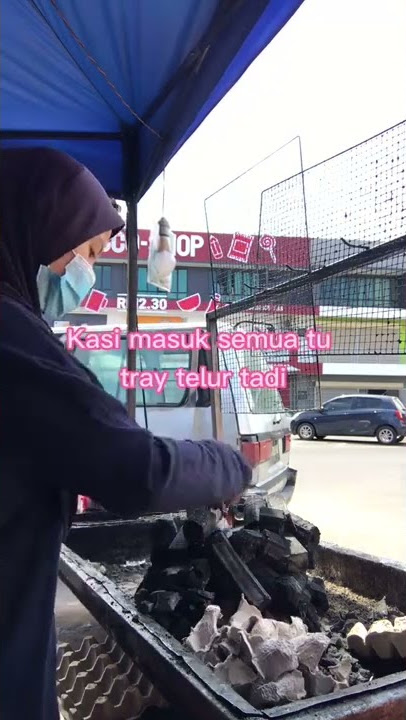 Cara mudah nak buat bara api untuk membakar makanan