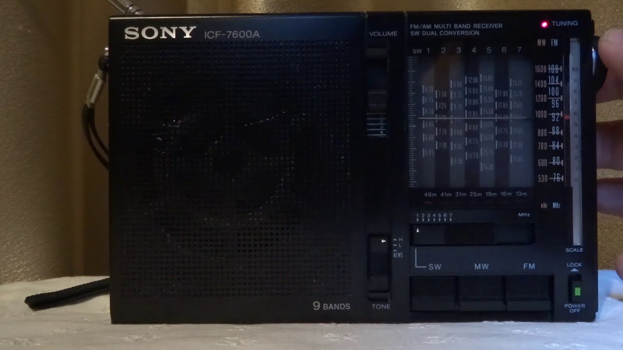 World Receiver Sony ICF 7600A Dual Conversion (Made in JAPAN)