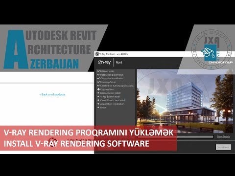V-Ray Rendering Proqramını