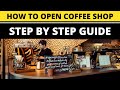 How to open a coffee shop business in 2024