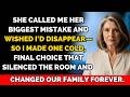My Own Mom Screamed, “You’re My Biggest Mistake—I Want to Forget You!” So I Took One Cold, Final Act