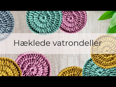 Hæklede vatrondeller - Hæklet rondel - Lær at hækle for begyndere