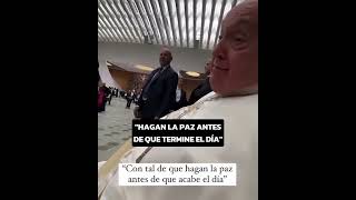 El Papa Francisco a una pareja: 'No se vayan a dormir peleados' | Cadena 3 Argentina