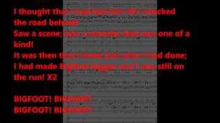 THE BIGFOOT SONG